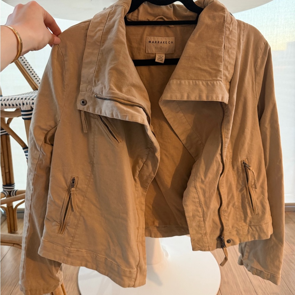 Marrakech Women's Utility Jacket in Tan